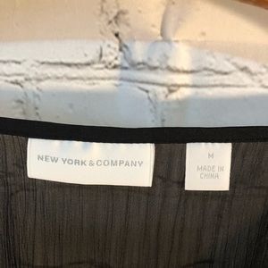 New York & Company Tops - Women’s Sheer Blouse New York & Company Tops - Women’s Sheer Blouse